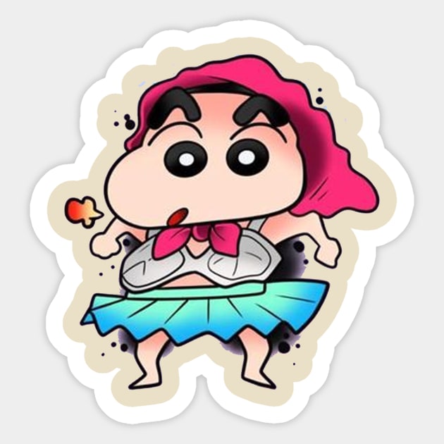 shin chan Sticker by Ninja banana